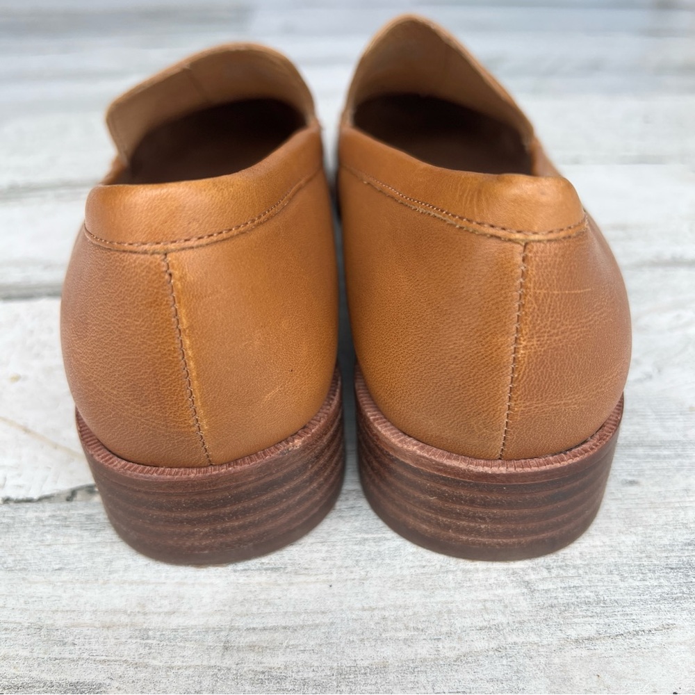 Madewell Brown Leather Loafers with Horse Design Shoes Size 9 - Picture 8 of 13